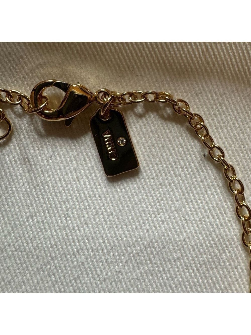 Coach - Cherry & Heart Charm Bracelet - NWT Adjustable 6.5” - 7.5” - Picture 3 of 5